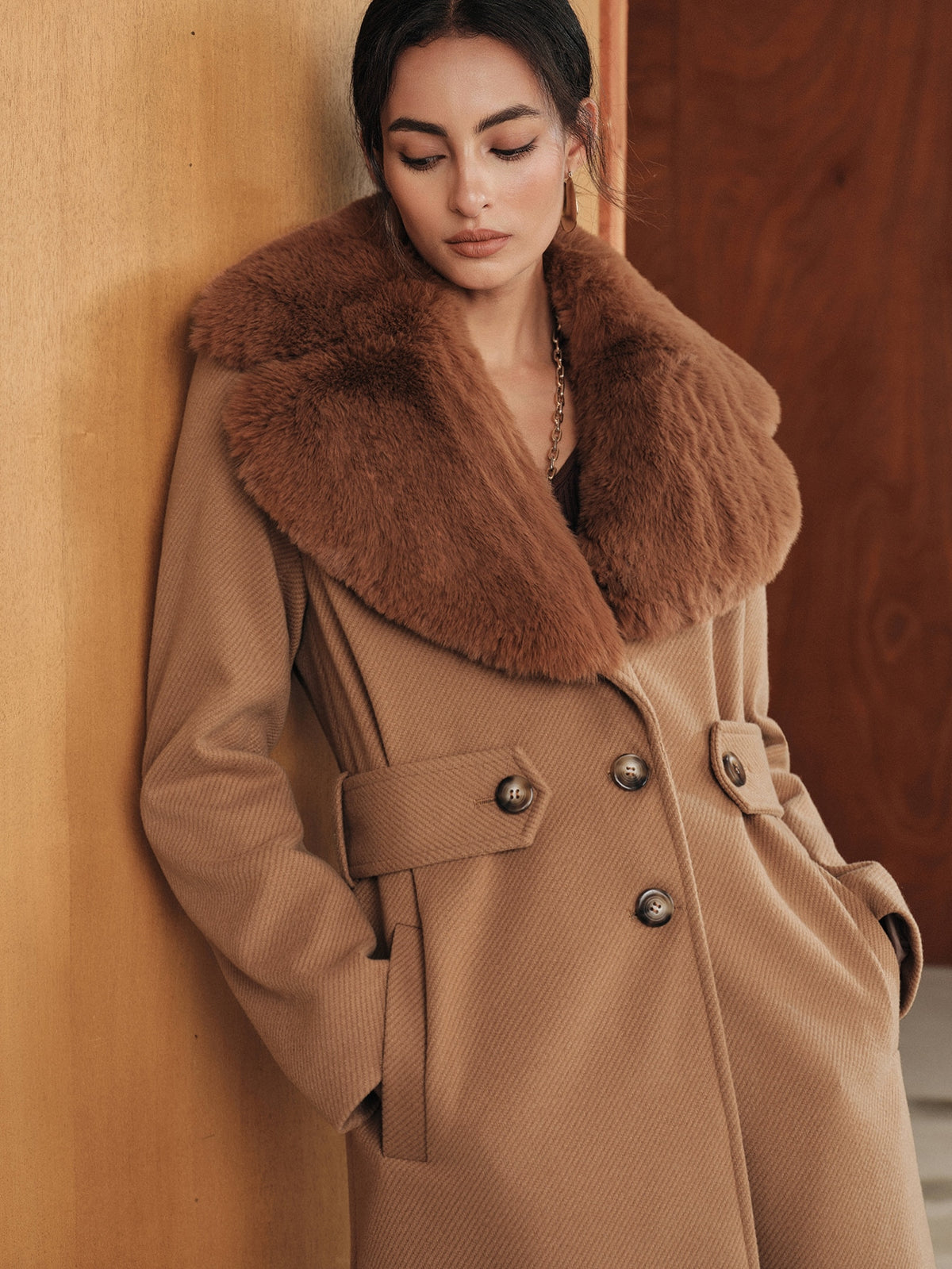 Zanis | Double-Breasted Midi Coat