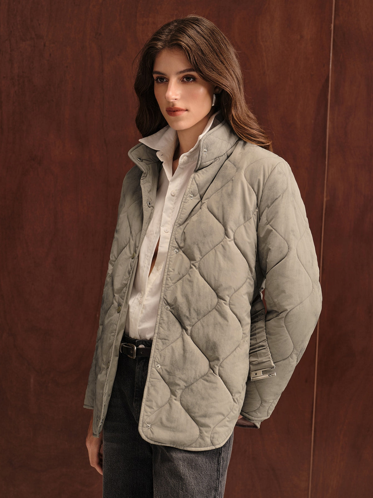 Esmya | Vintage Quilted Diamond Jacket