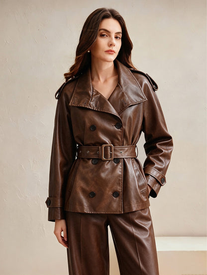 Orlis | Double Breasted Trench Coat