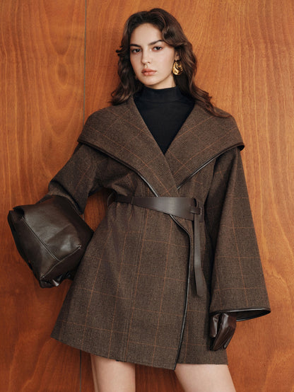Merlea | Belted Waterfall Cape Jacket