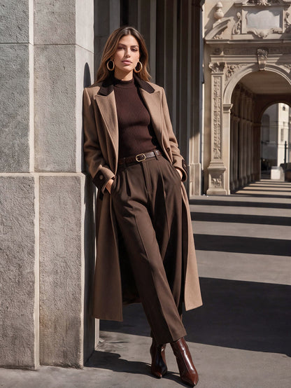 Brea | Double-Breasted Wool Coat