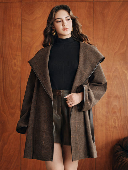 Merlea | Belted Waterfall Cape Jacket