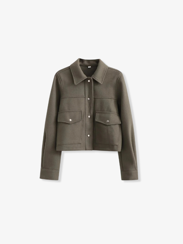 Lara | Single-Breasted Trucker Jacket