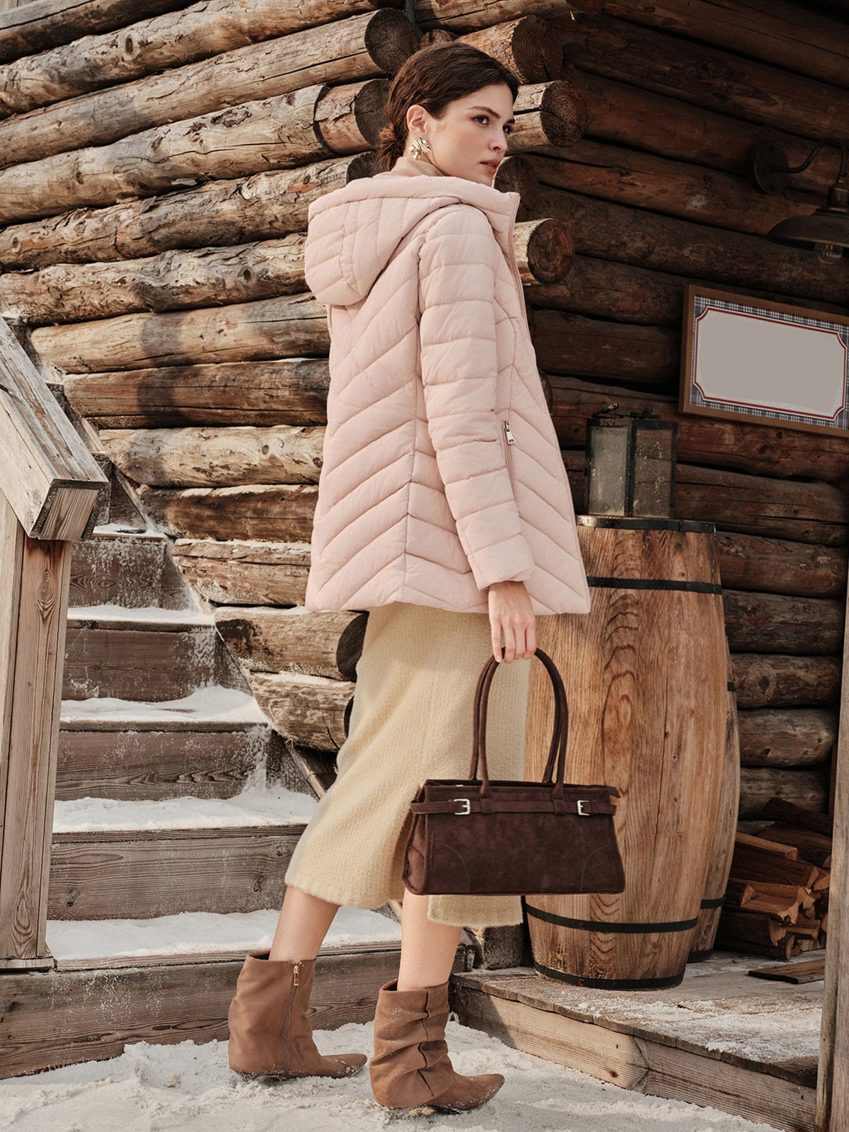 Isya | Hooded Quilted Padded Coat