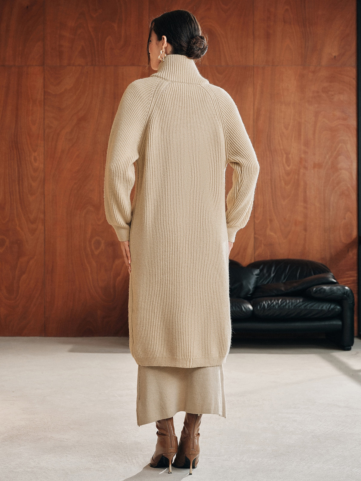Veris | Baroque High-Neck Cardigan