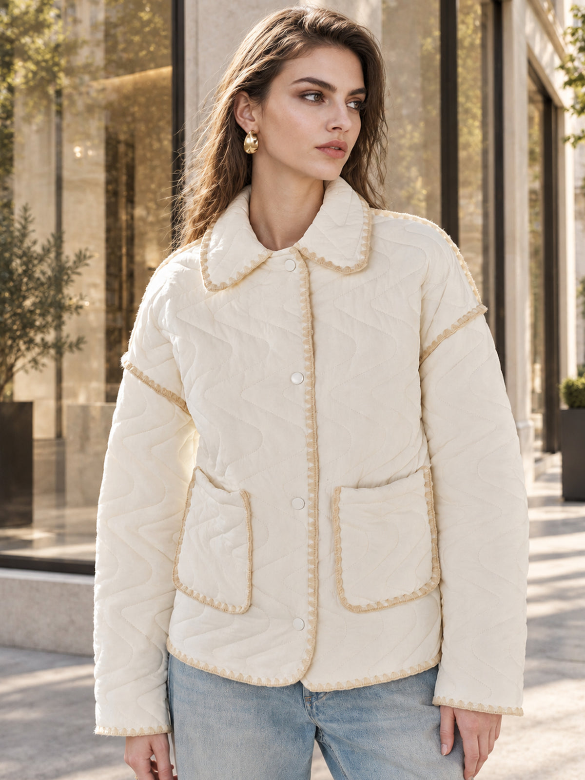Remise | Colorblock Quilted Puffer Jacket