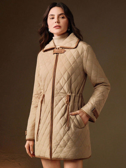 Ditlyn | Quilted Raglan Padded Coat