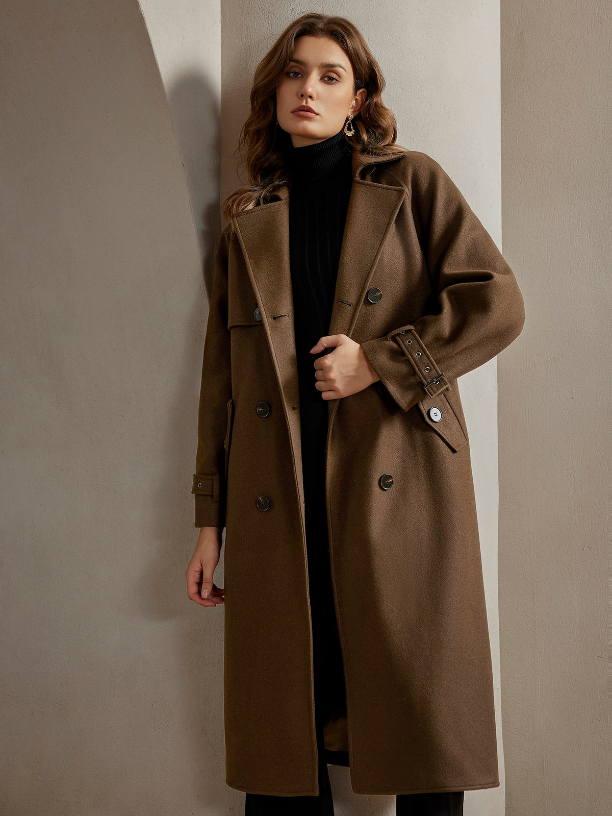 Idya | Double-Breasted Wool Coat