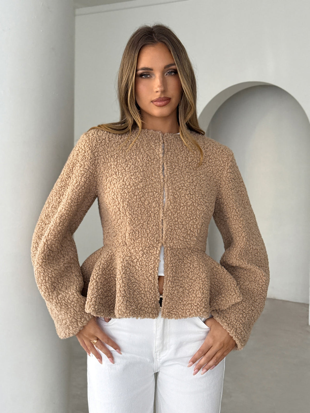 Torya | Peplum Flared Jacket