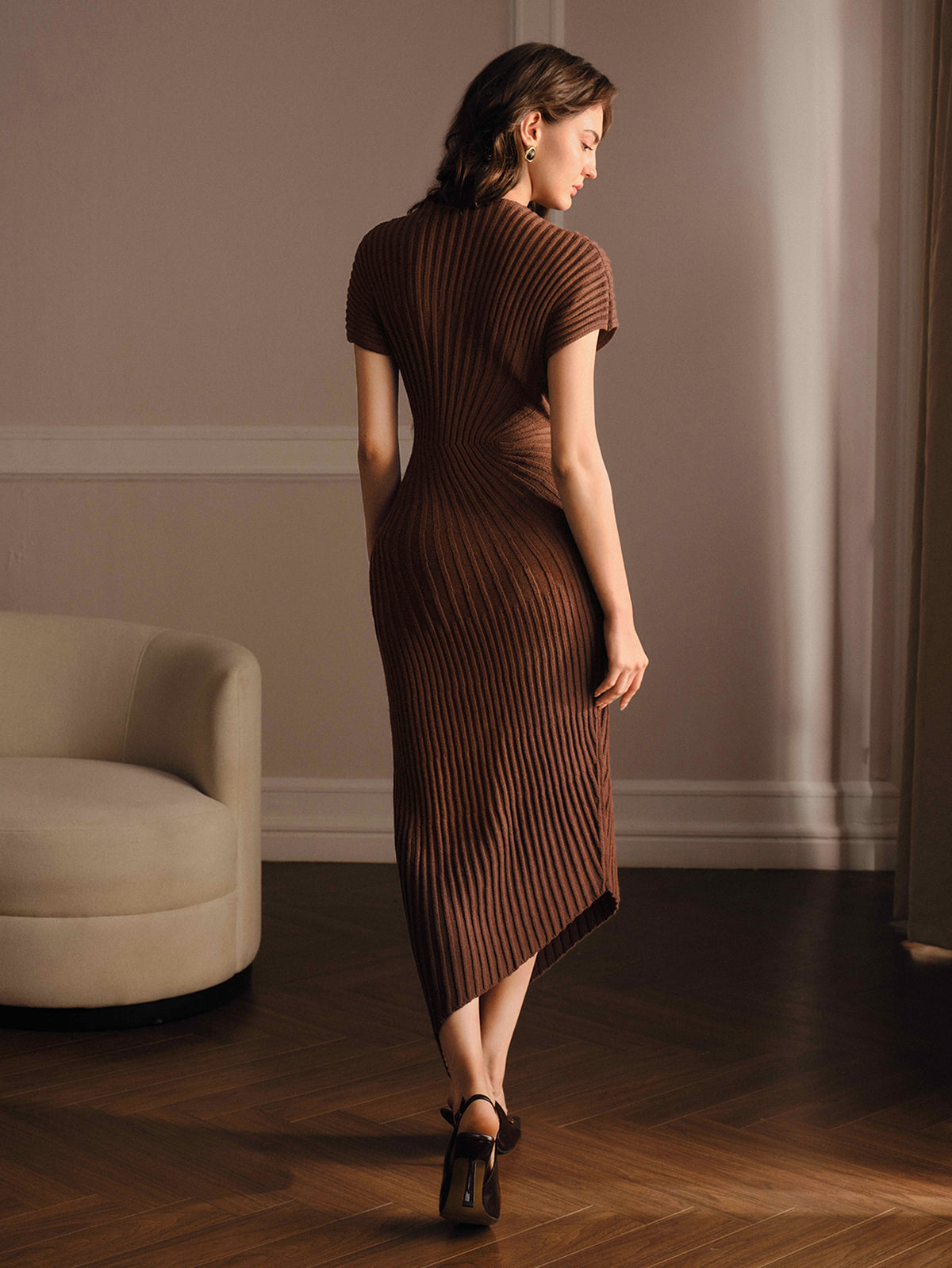 Ivya | Knit Pencil Midi Dress
