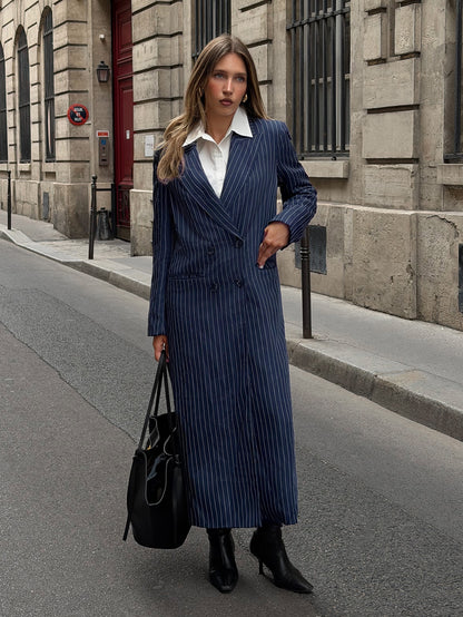 Klina | Tweed Lapel Overcoat