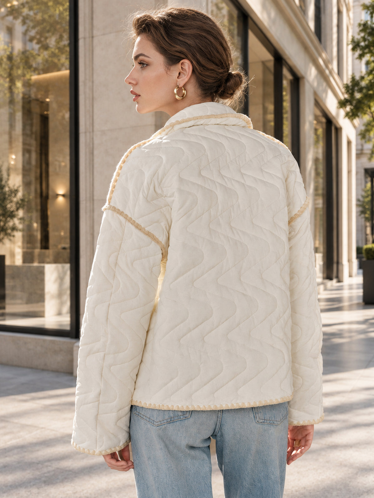Remise | Colorblock Quilted Puffer Jacket