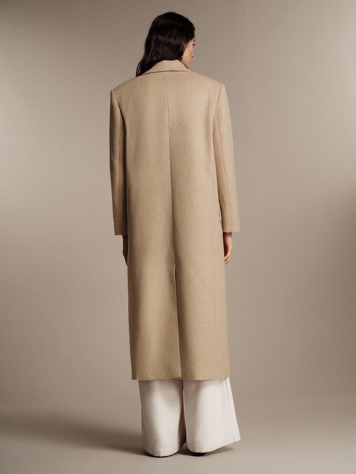 Isaba | Double-Breasted Wool Midi Coat