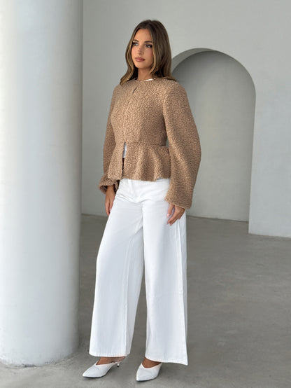 Torya | Peplum Flared Jacket