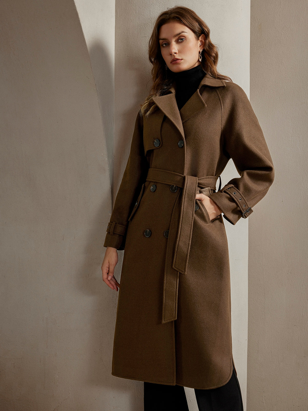 Idya | Double-Breasted Wool Coat