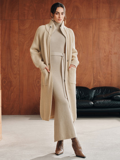 Veris | Baroque High-Neck Cardigan