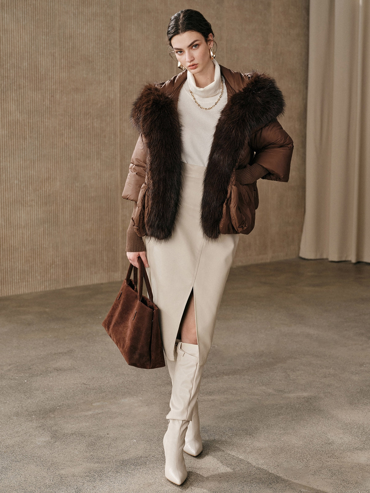 Gwenya | Hooded Oversized Puffer Coat