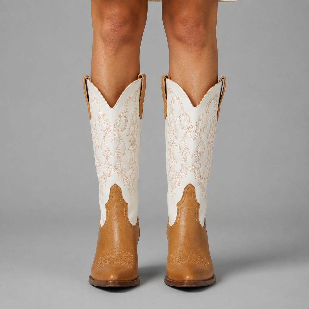 Sienna Vale Two-Tone Women’s Cowgirl Boots