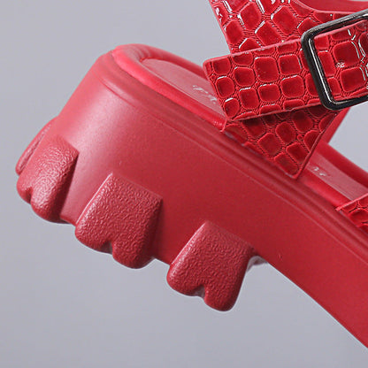 Vespera Clarissa | Croc Gladiator Sandals
