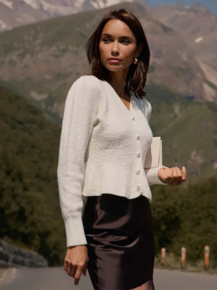 Isolt | Textured Cropped Cardigan