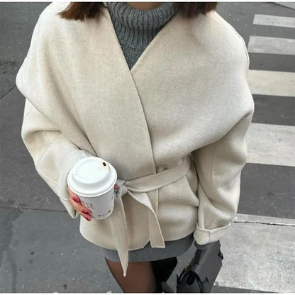 Irena | Brushed Wrap Coat