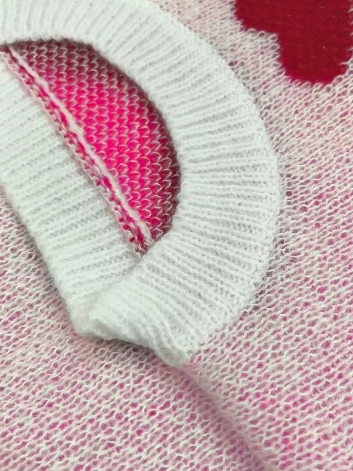 Elegant Heart Pattern Sweater for Women, Soft Knit Relaxed Fit, for Work, Casual, Everyday & Weekend Wear