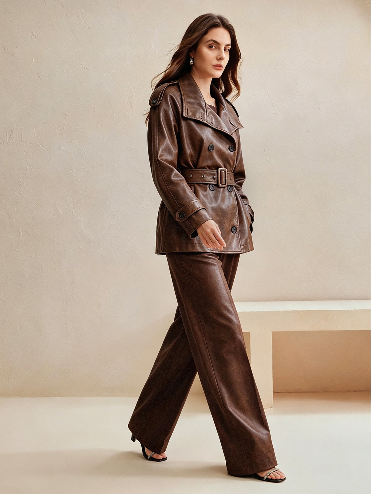 Orlis | Double Breasted Trench Coat