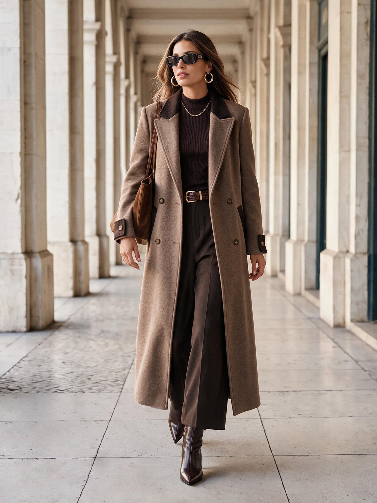 Brea | Double-Breasted Wool Coat