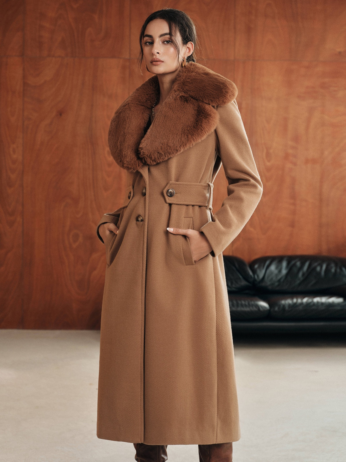 Zanis | Double-Breasted Midi Coat