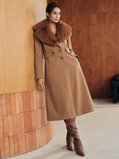 Zanis | Double-Breasted Midi Coat