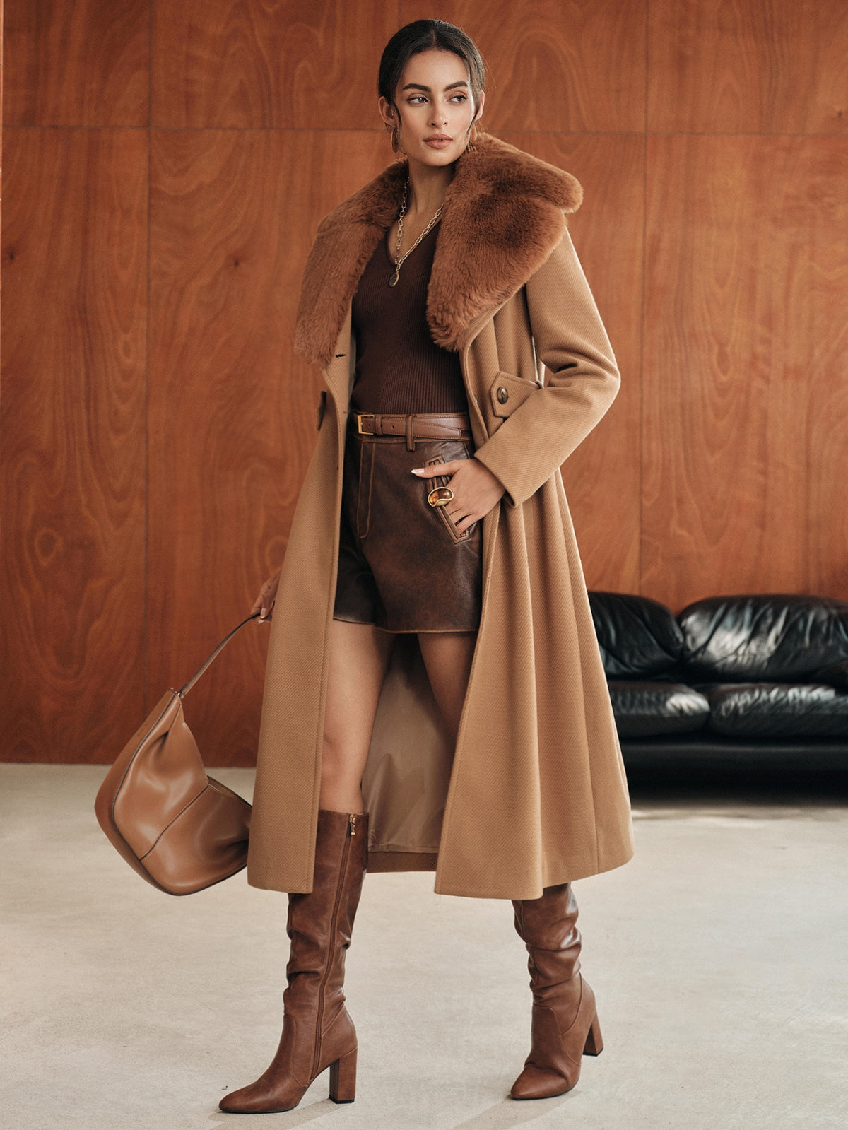 Zanis | Double-Breasted Midi Coat