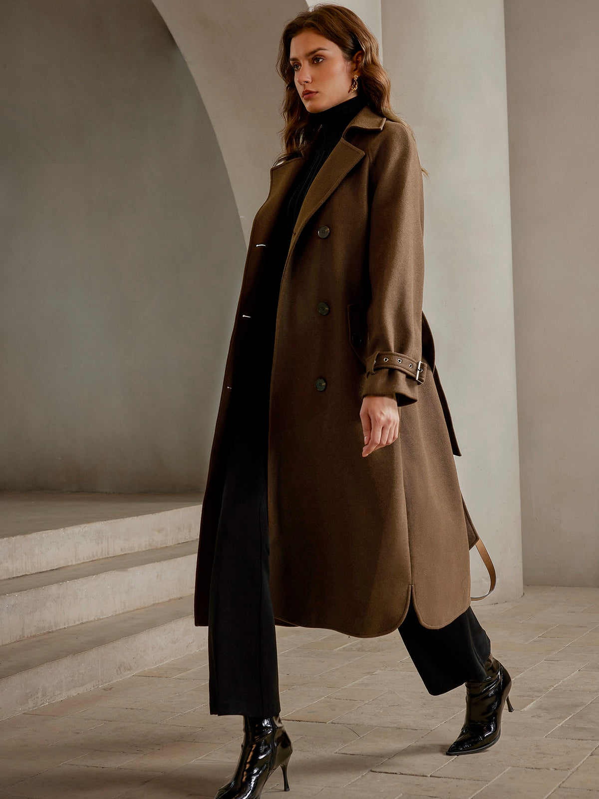 Idya | Double-Breasted Wool Coat