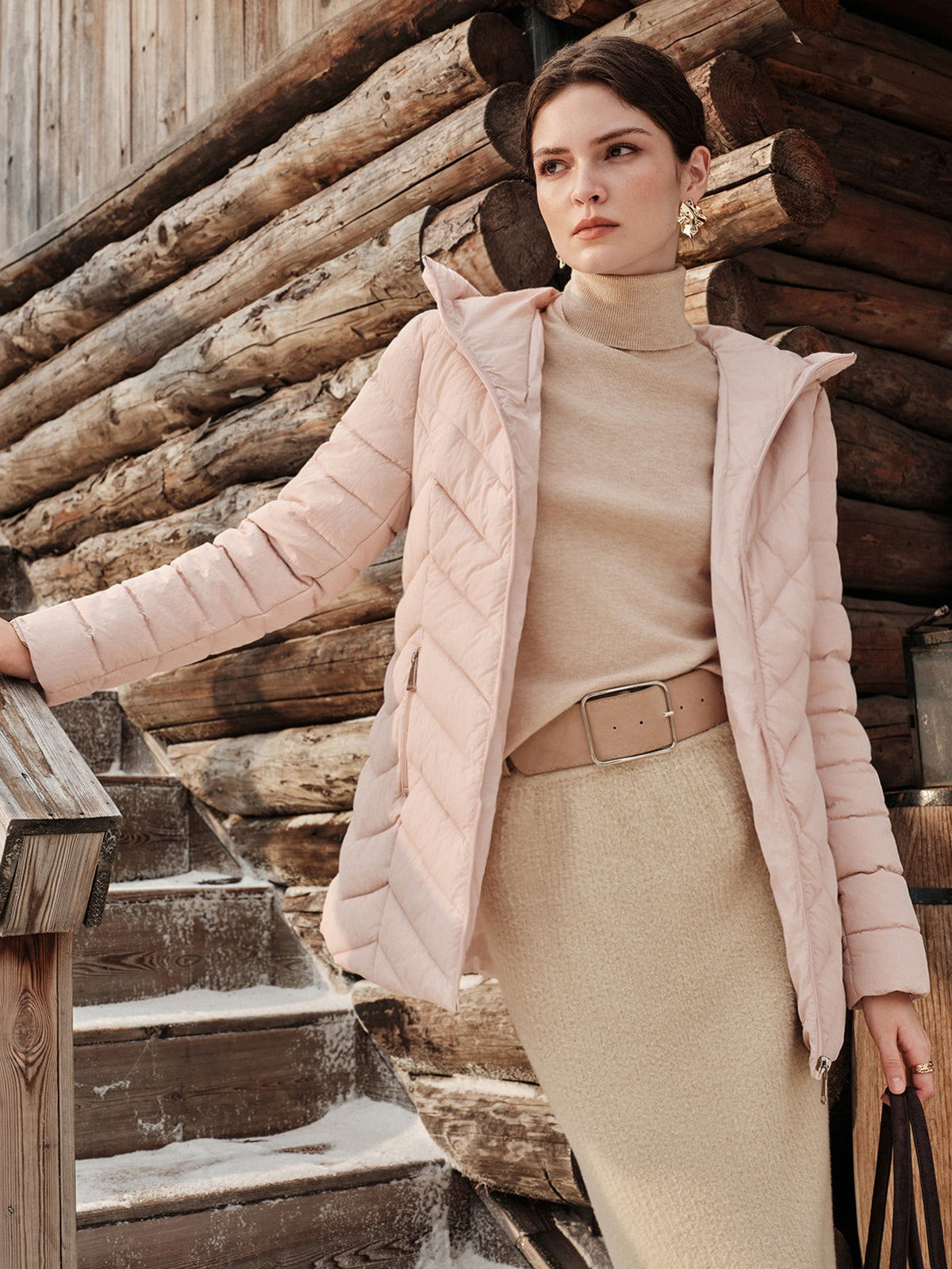 Isya | Hooded Quilted Padded Coat