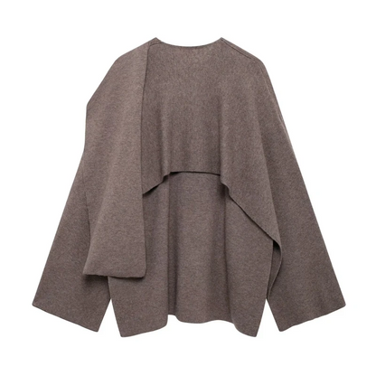 Hilde | Asymmetrical Cape Coat