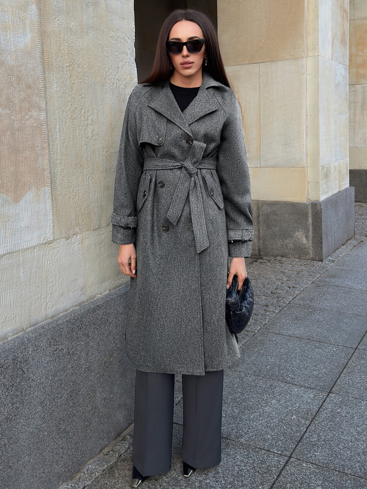 Idya | Double-Breasted Wool Coat
