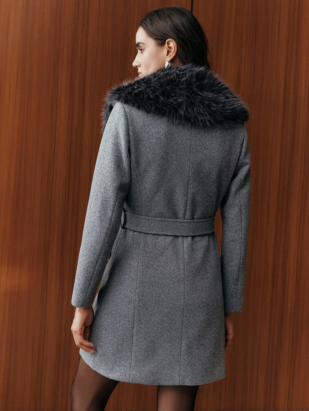 Vitea | Double-Breasted Waterfall Coat
