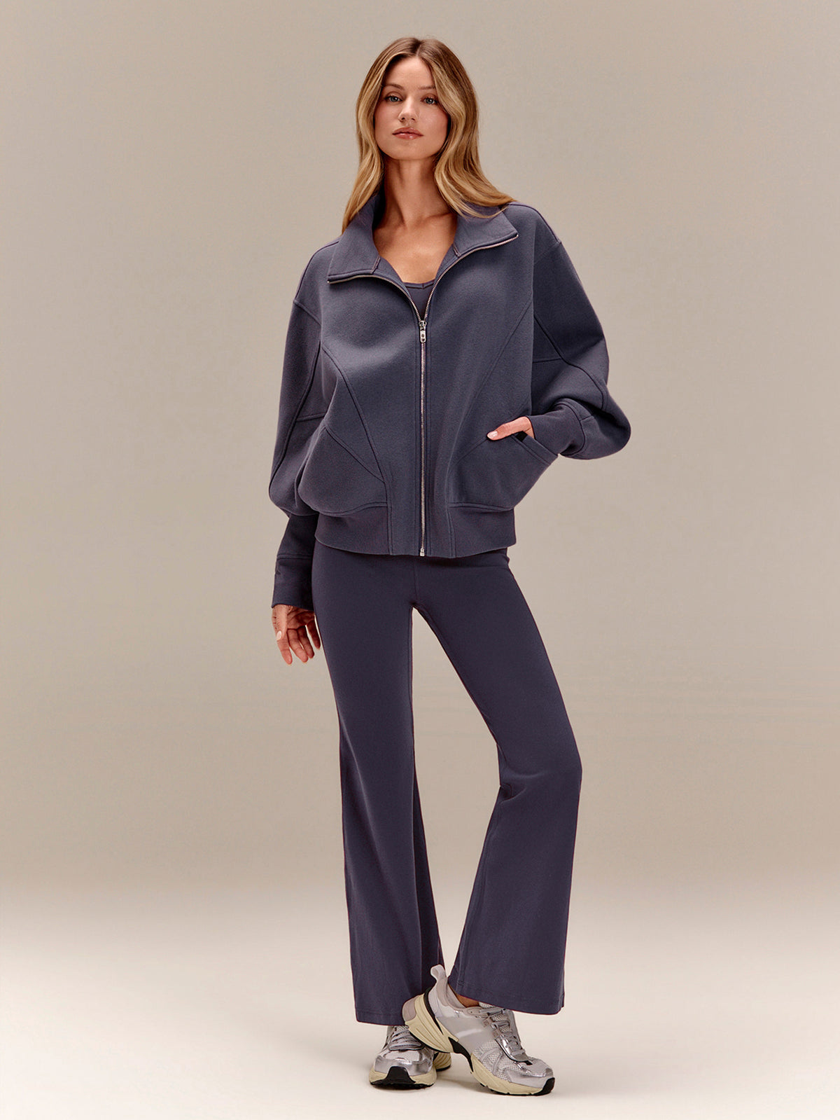 Nikea | Funnel Neck Fleece Jacket