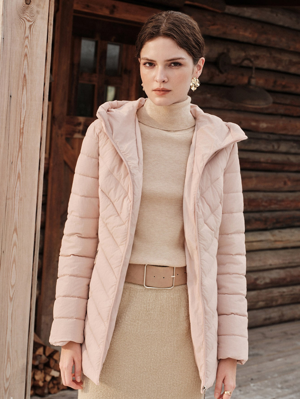 Isya | Hooded Quilted Padded Coat