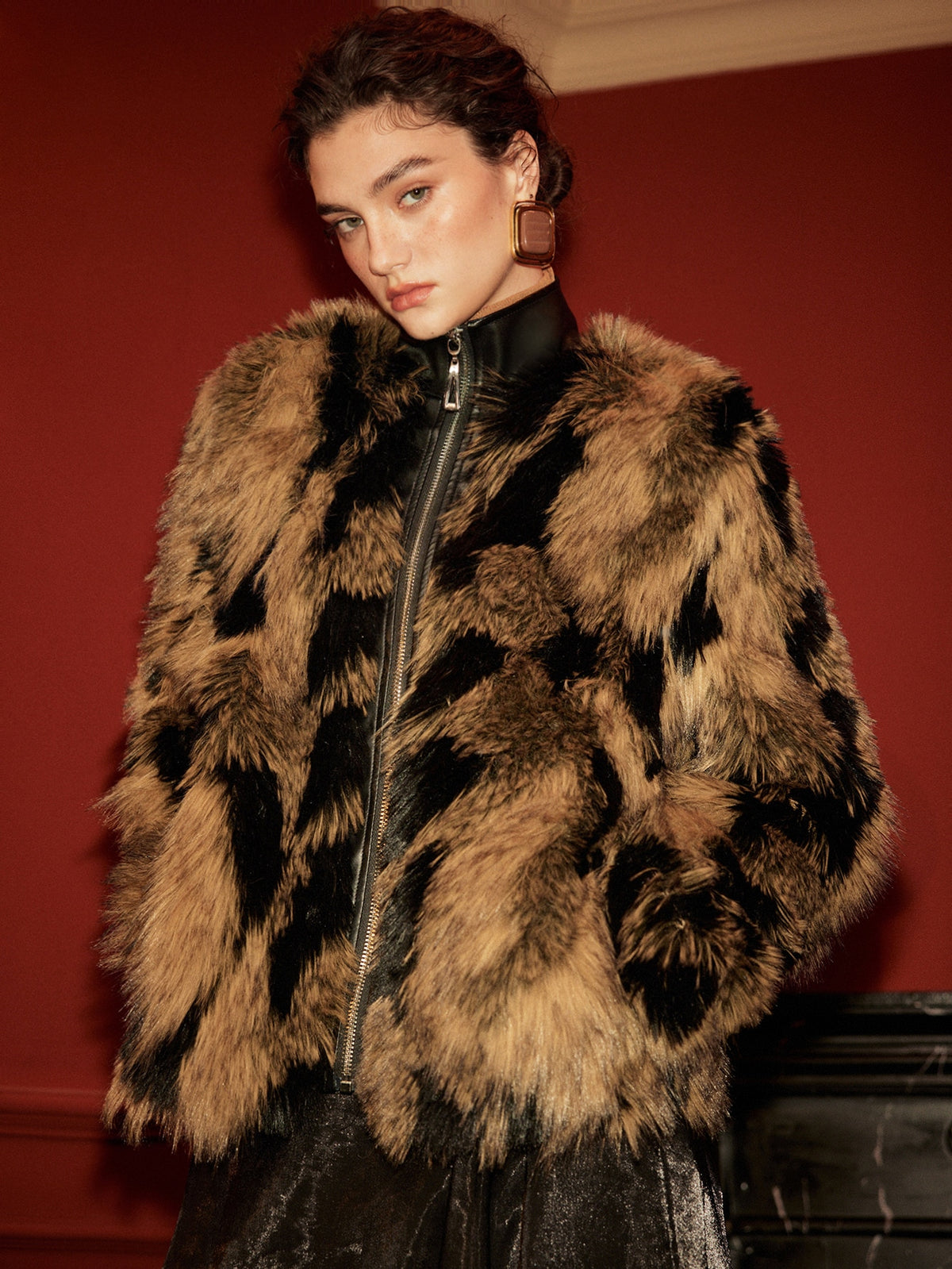 Elaria | Oversized Faux Fur Coat
