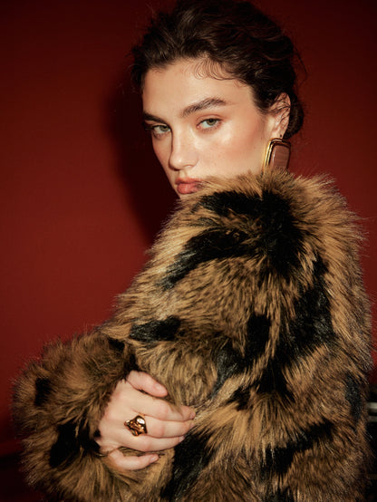 Elaria | Oversized Faux Fur Coat