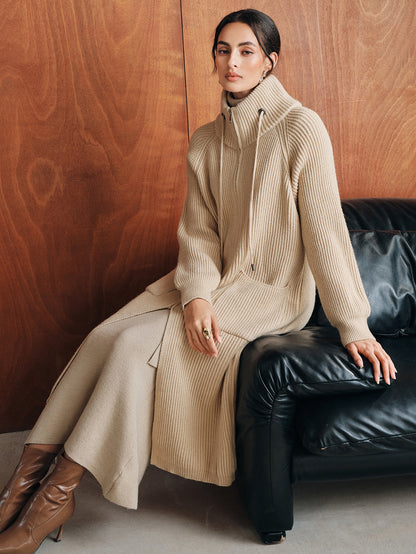 Veris | Baroque High-Neck Cardigan