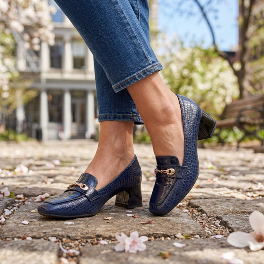 Anastasia | Patent Horsebit Loafers