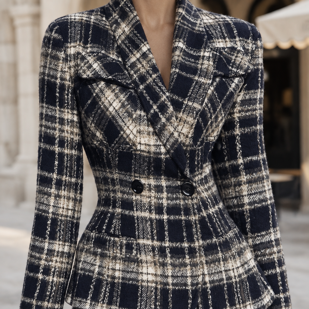 Miris | Oversized Plaid Blazer