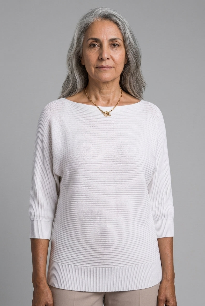 Ferdinande Anouk | Ribbed Cotton-Blend Sweater