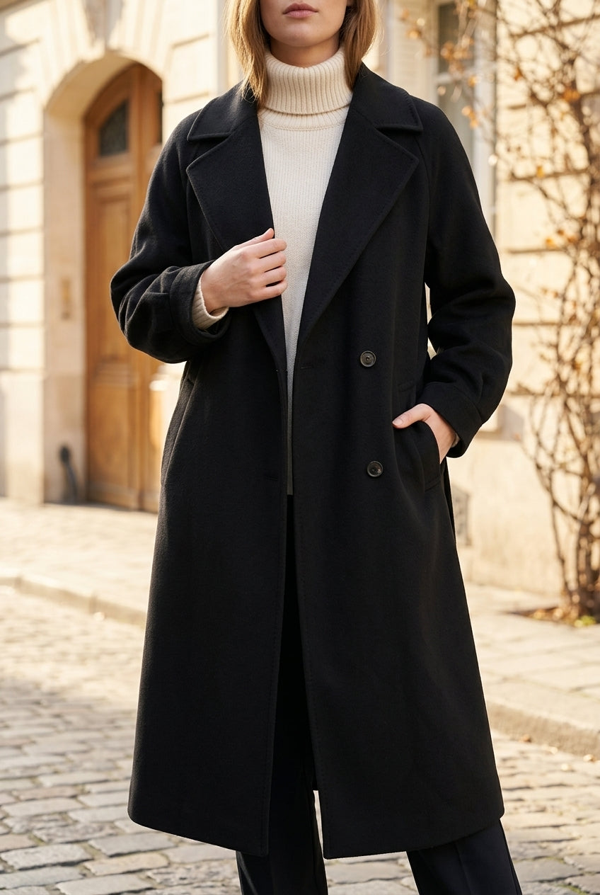 Ditte | Cashmere Blend Longline Coat