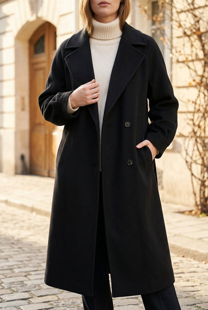 Ditte | Cashmere Blend Longline Coat