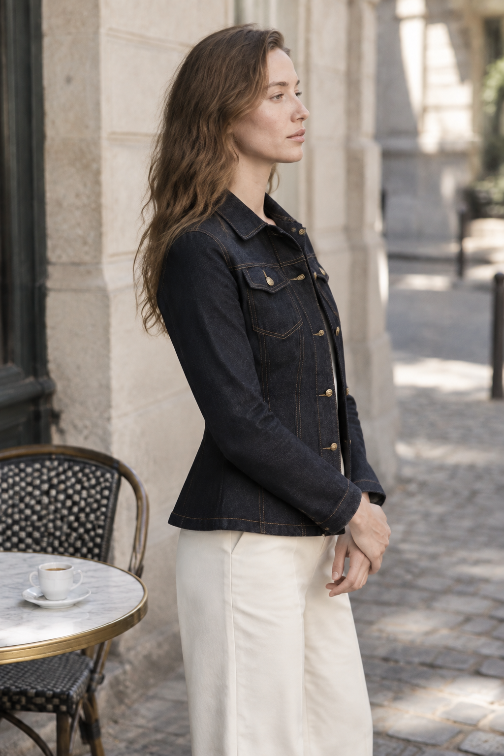 Anara | Vintage Patchwork Denim Jacket