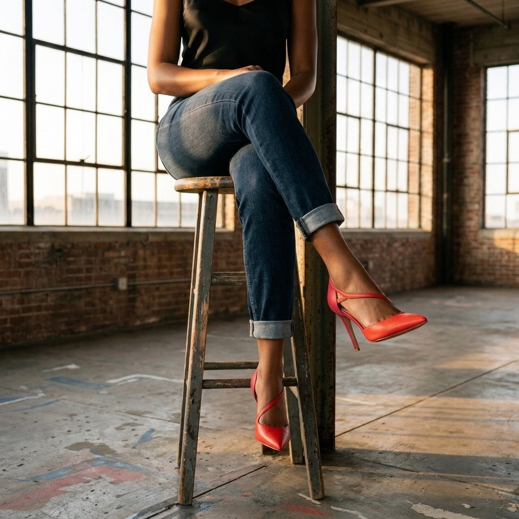 Vivianne | Cut-Out Pointed Pumps