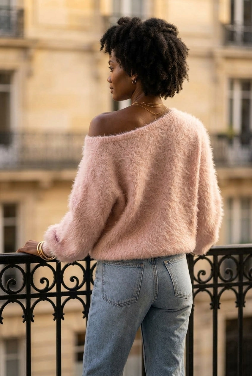 Zada | Plush Crew-Neck Pullover