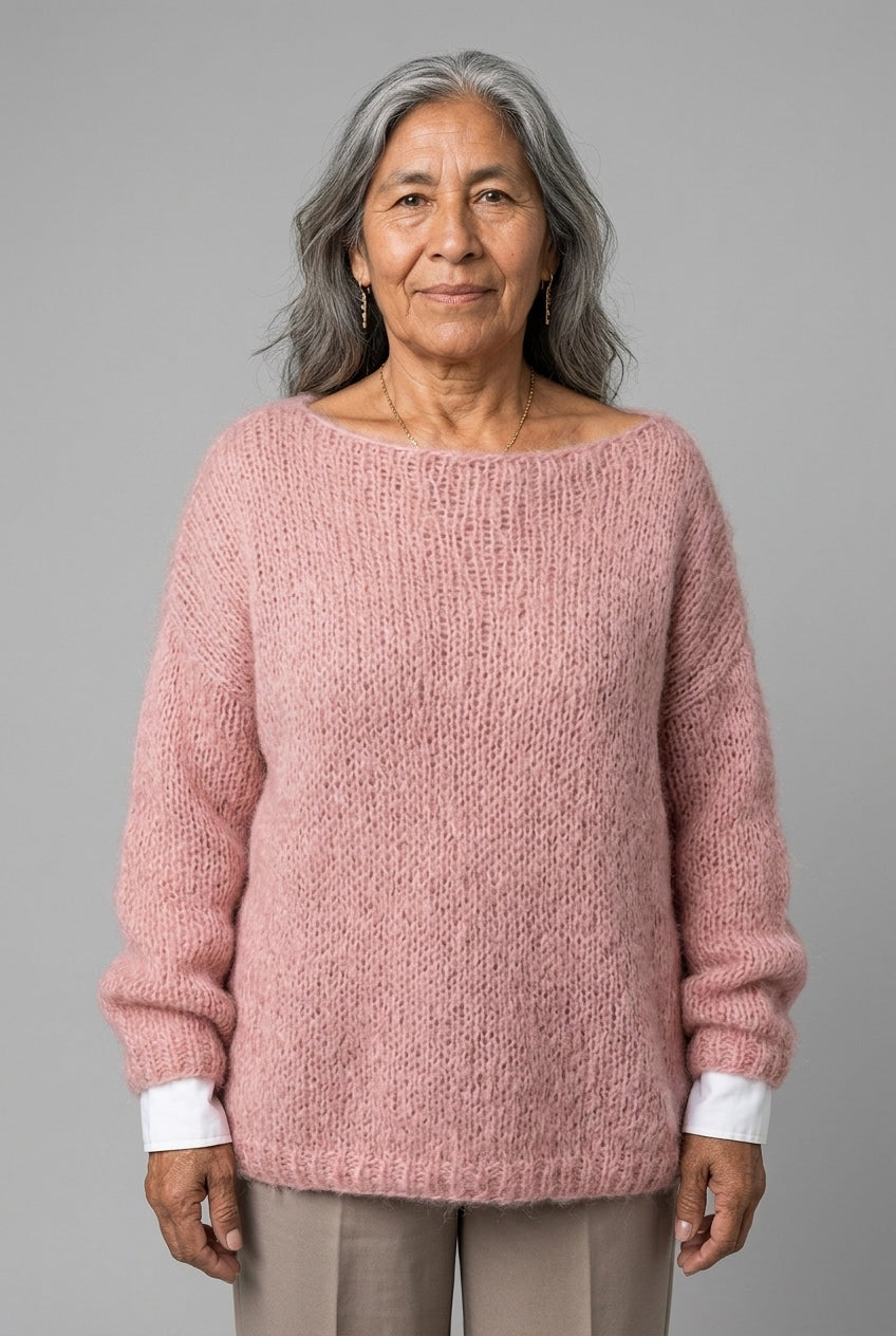Capucine Lucia | Oversized Ribbed Knit Sweater
